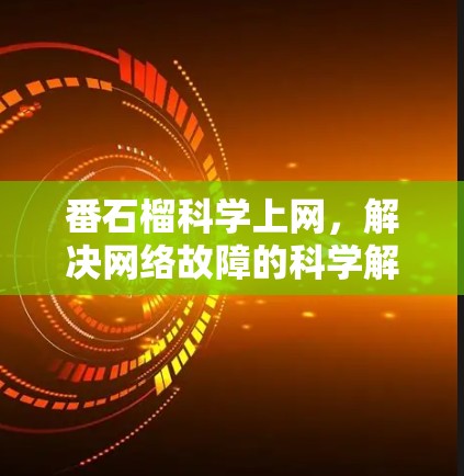番石榴科学上网，解决网络故障的科学解决方案