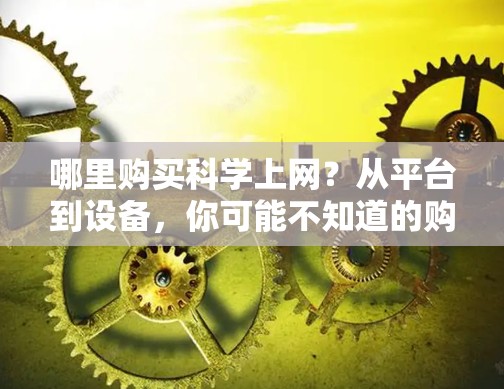 哪里购买科学上网？从平台到设备，你可能不知道的购买渠道