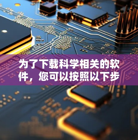 为了下载科学相关的软件，您可以按照以下步骤进行操作